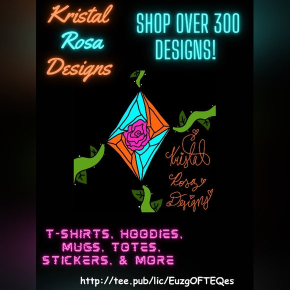 Shop Kristal Rosa Designs @ http://tee.pub/lic/EuzgOFTEQes - Picture 1 of 12
